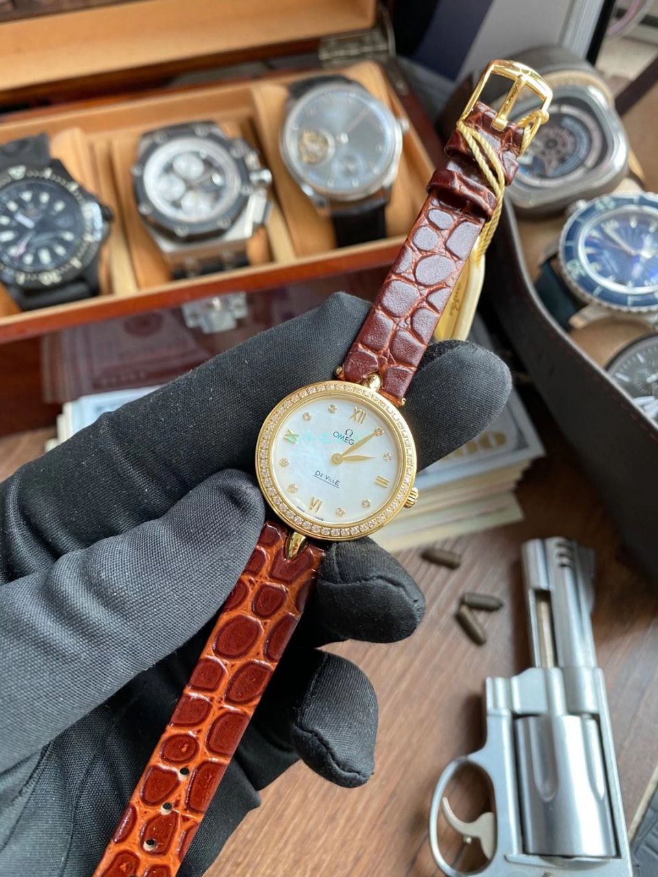 3S Factory OMEGA碟飞 Perfect  Replica 女表424.58.27.60.55.001 wrist watches (Dewdrop) / M770