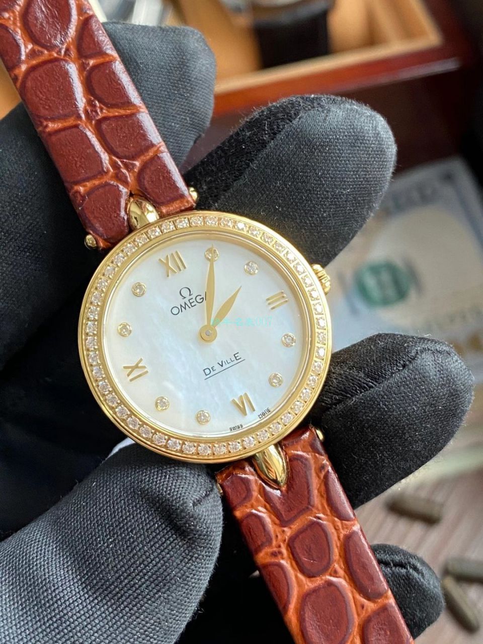 3S Factory OMEGA碟飞典雅女表 Perfect  Copy  Watches 424.53.27.60.55.002 wrist watches (Dewdrop) / M772