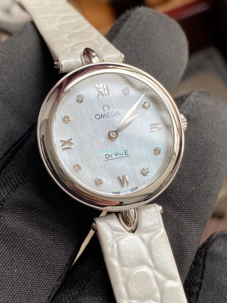 3S Factory OMEGA碟飞典雅女表 Perfect  Copy  Watches 424.53.27.60.55.002 wrist watches (Dewdrop) / M772