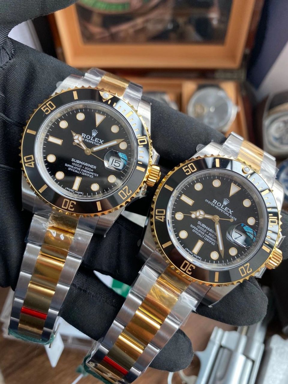 VS Factory  Rolex  Replica Copy 间金 Submariner 116613-LN-97203 wrist watches （可选包金或者镀金） / R701