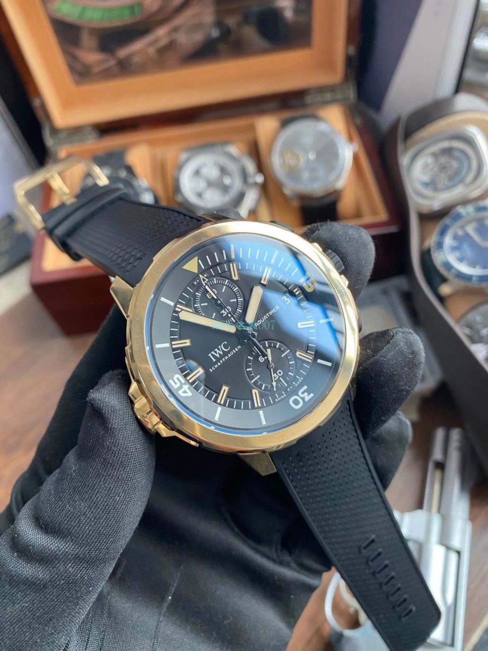 V6 Factory  IWC 海洋计时1比1 top  Replica Copy  Watches IW379503青铜达尔文探险之旅特别版V2 / WG609