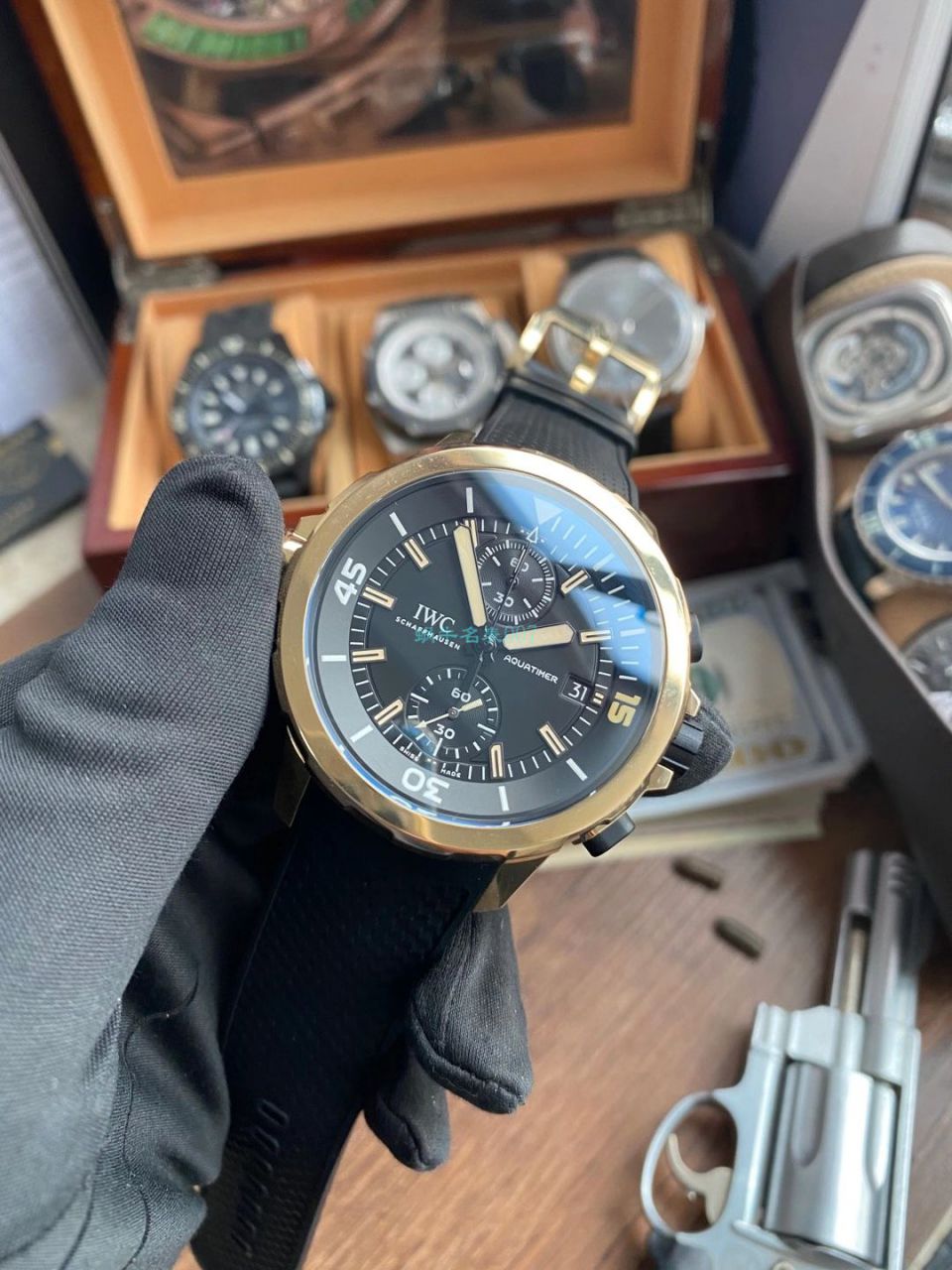 V6 Factory  IWC 海洋计时1比1 top  Replica Copy  Watches IW379503青铜达尔文探险之旅特别版V2 / WG609