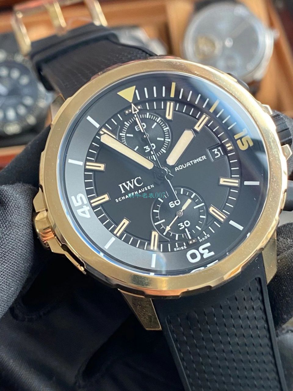 V6 Factory  IWC 海洋计时1比1 top  Replica Copy  Watches IW379503青铜达尔文探险之旅特别版V2 / WG609