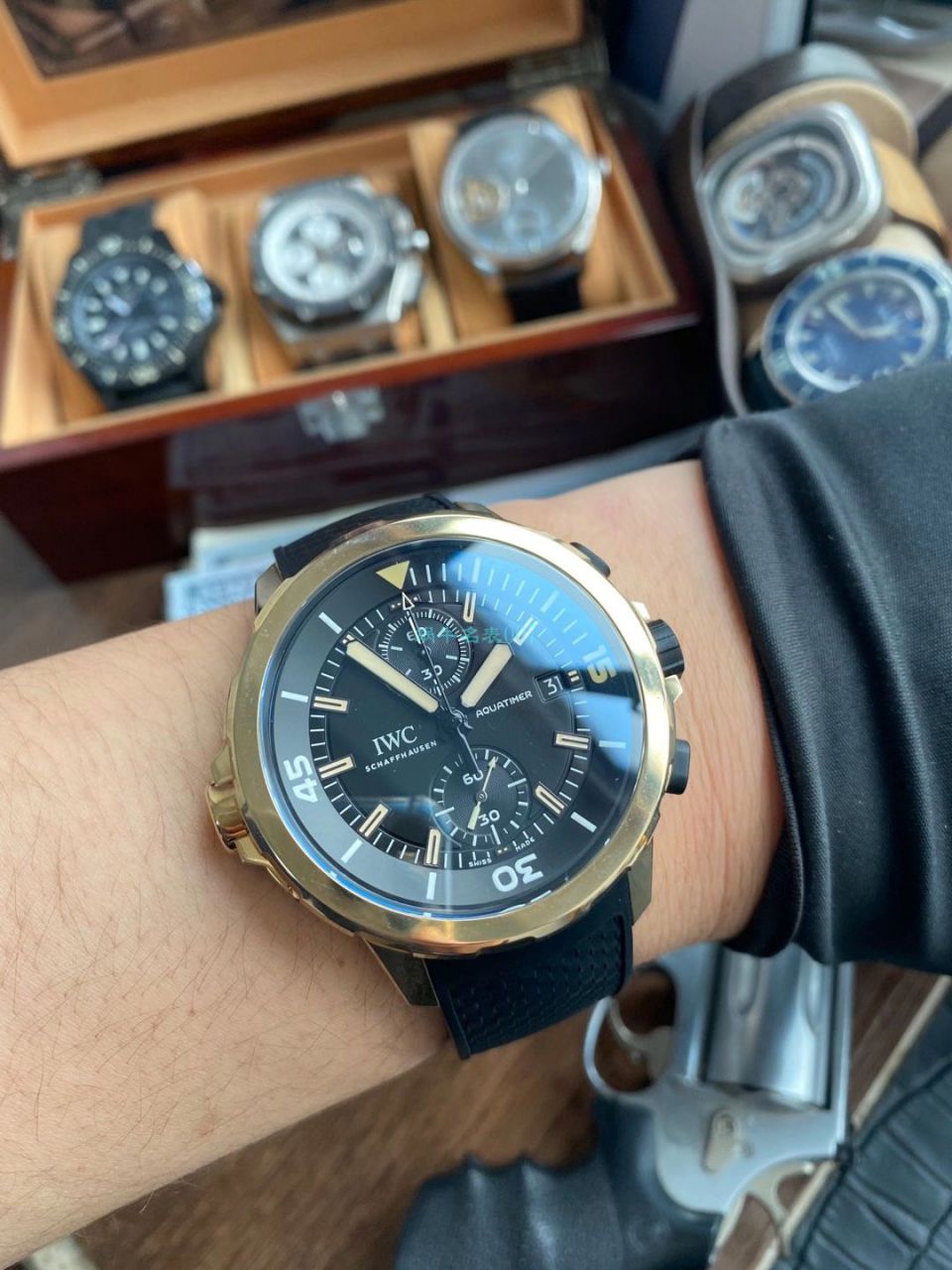 V6 Factory  IWC 海洋计时1比1 top  Replica Copy  Watches IW379503青铜达尔文探险之旅特别版V2 / WG609