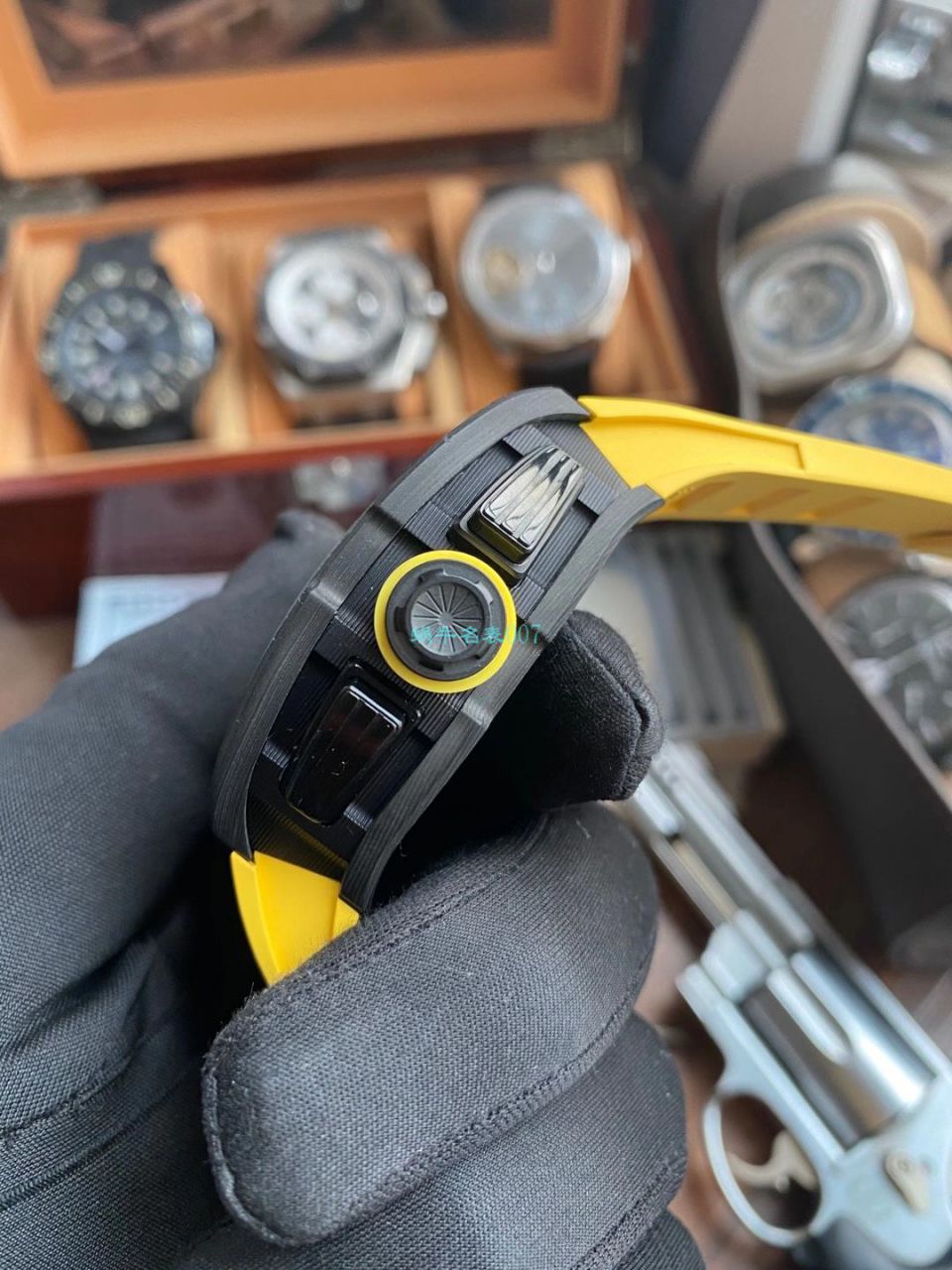 KV Factory  RICHARD MILLE RM011 Yellow Storm黄色风暴 Perfect  top  Copy  Watches  / KVRM011YellowStormB