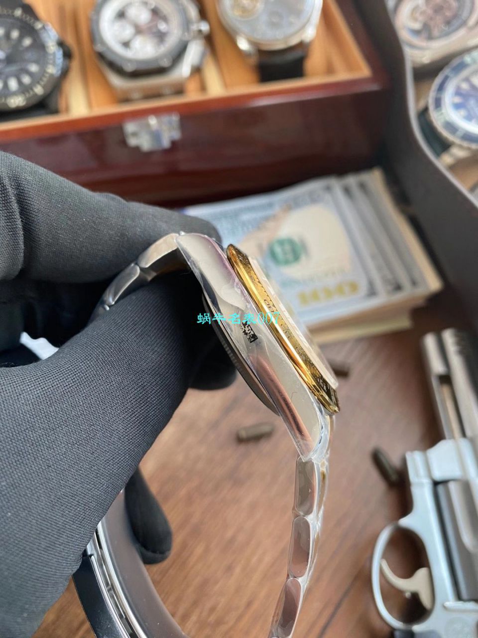 最强间金 Rolex  Ditongna N Factory 4130 Ditongna  copy customized 版 Replica Copy m116503-0007 wrist watches  / R702