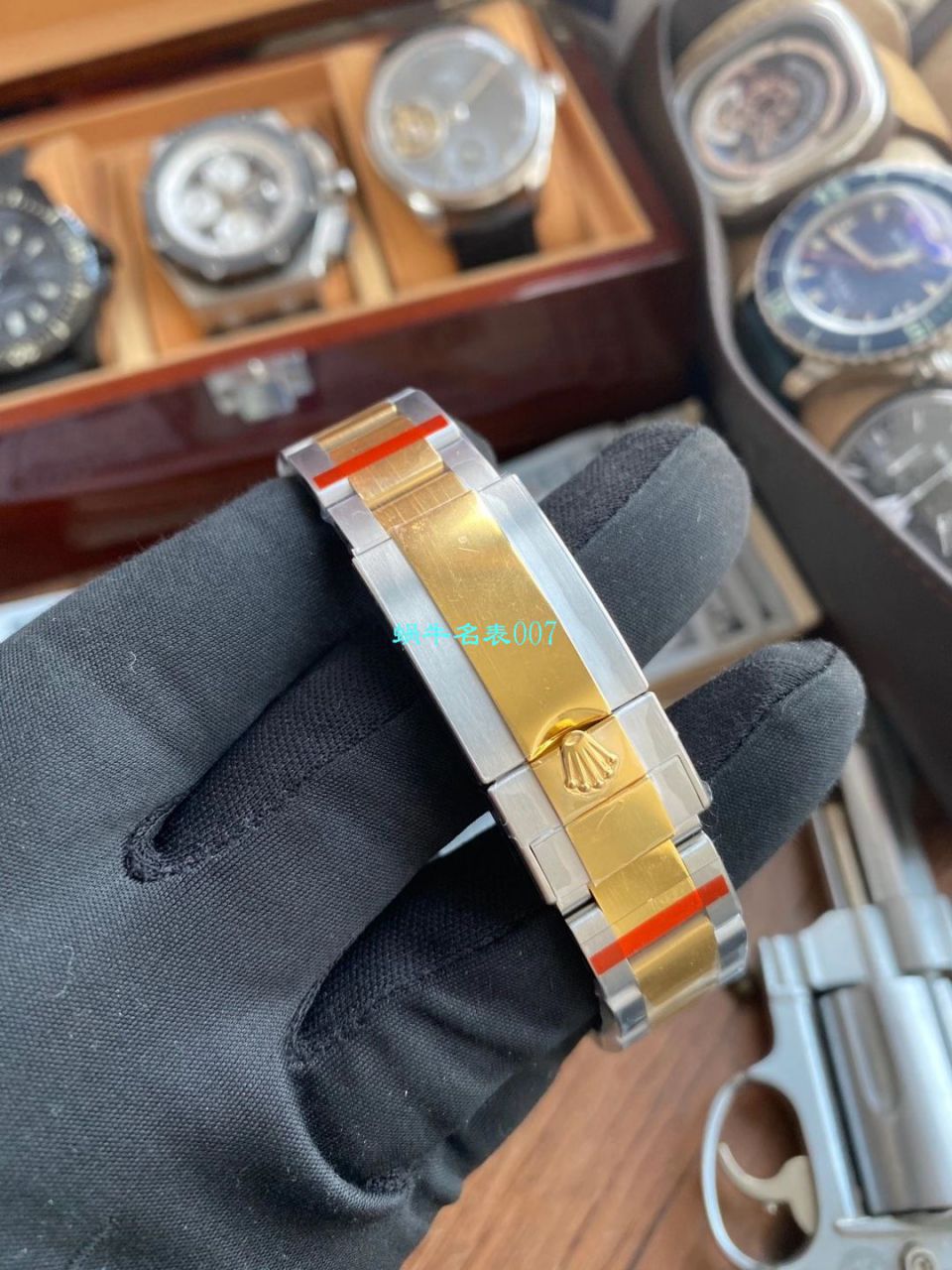 最强间金 Rolex  Ditongna N Factory 4130 Ditongna  copy customized 版 Replica Copy m116503-0007 wrist watches  / R702