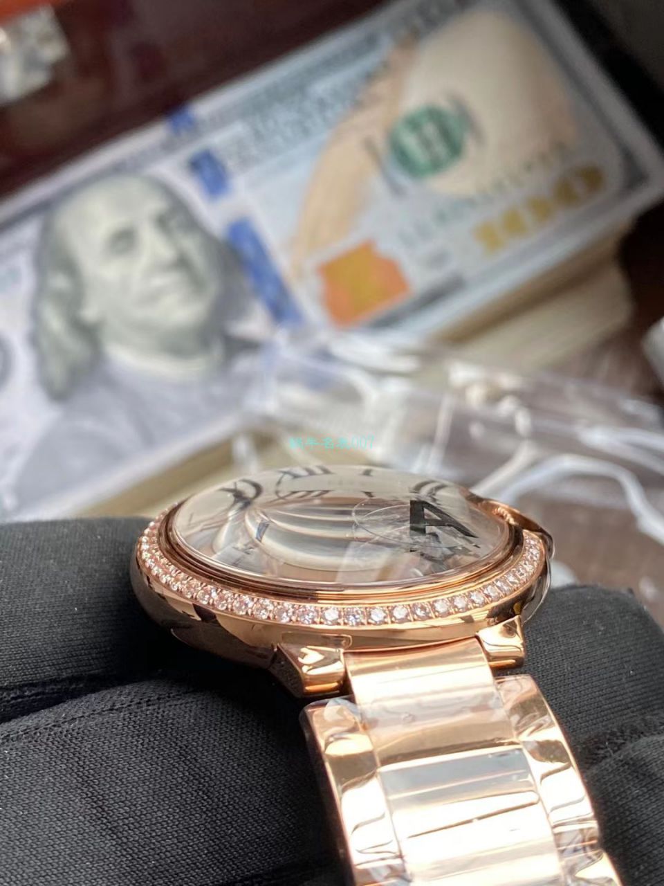 V6 Factory  Cartier  蓝气球36毫米女装 Perfect  top  Knockoff WJBB0037 wrist watches  / K328