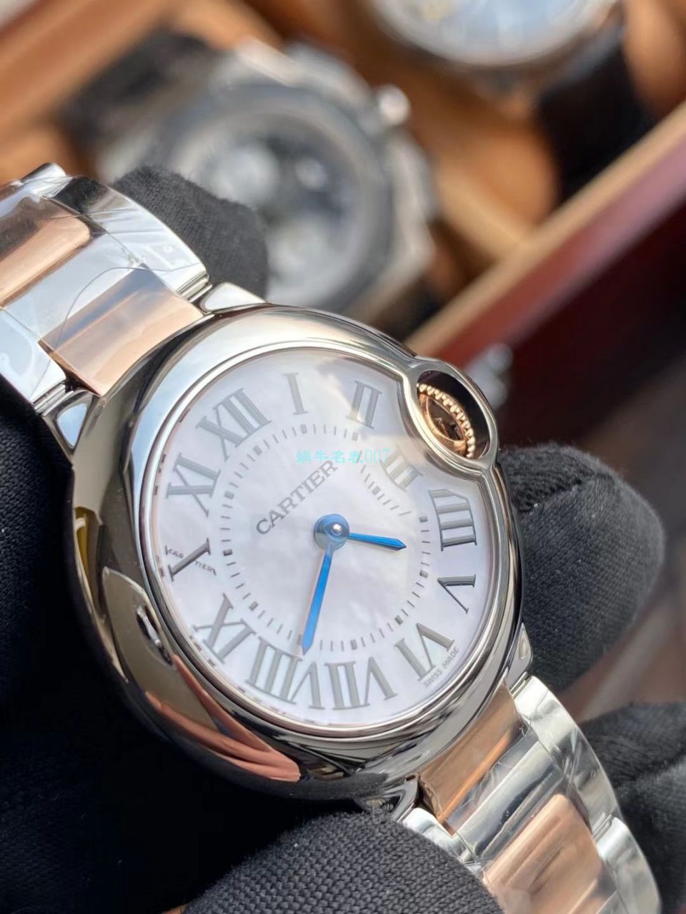 V6 Factory  Cartier  蓝气球28毫米女装 Replica Copy W6920034 wrist watches  / K331