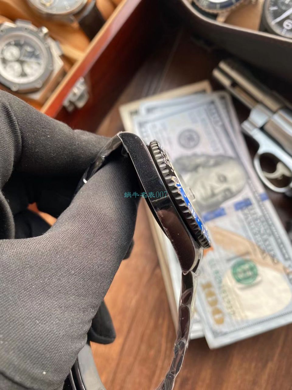 LF Rolex TBLACK官方 copy customized 版REVENGE（米尔高斯复仇系列） GMT MASTER 小骷髅 / R713