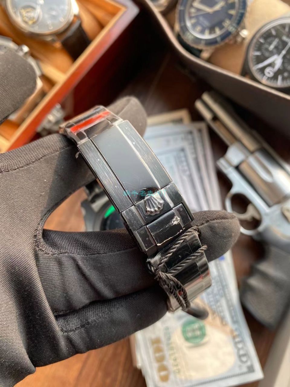 LF Rolex TBLACK官方 copy customized 版REVENGE（米尔高斯复仇系列） GMT MASTER 小骷髅 / R713