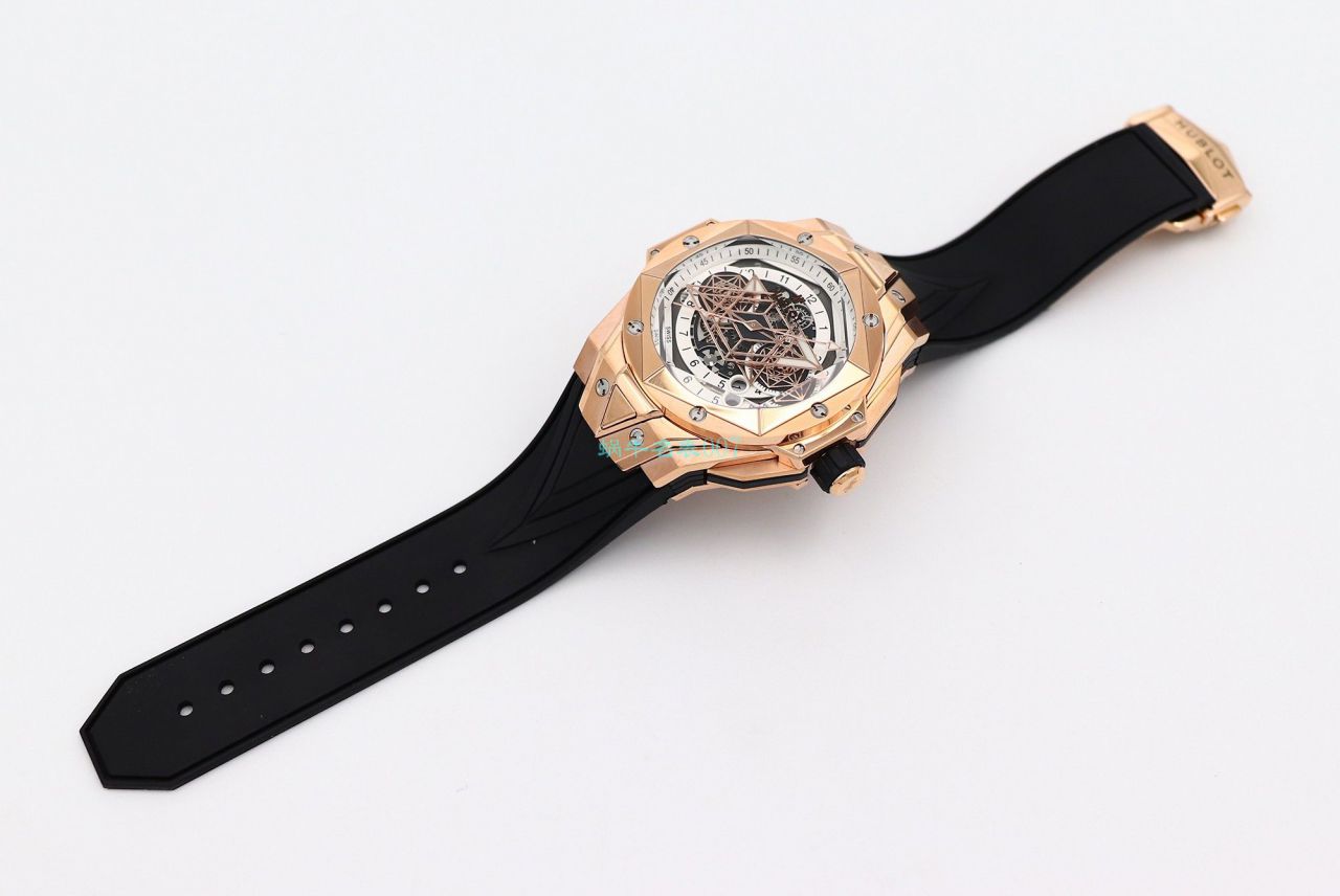 HB Factory  High quality  Replica Watches  hublot Big Bang Sang Bleu II 刺青二代418.OX.2001.RX.1604.MXM20 wrist watches  / YB117