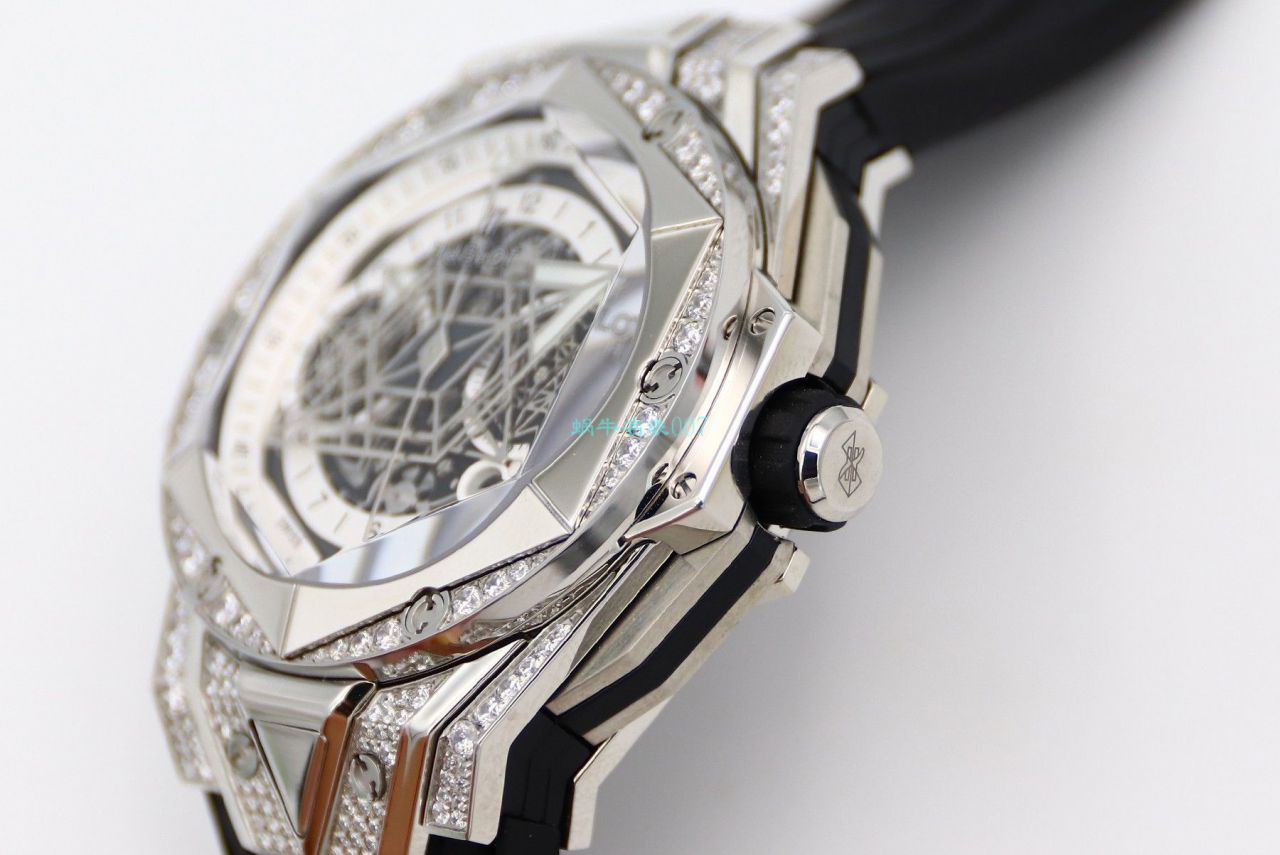 HB Factory  High quality  Replica Watches  hublot Big Bang Sang Bleu II 刺青二代418.OX.2001.RX.1604.MXM20 wrist watches  / YB117