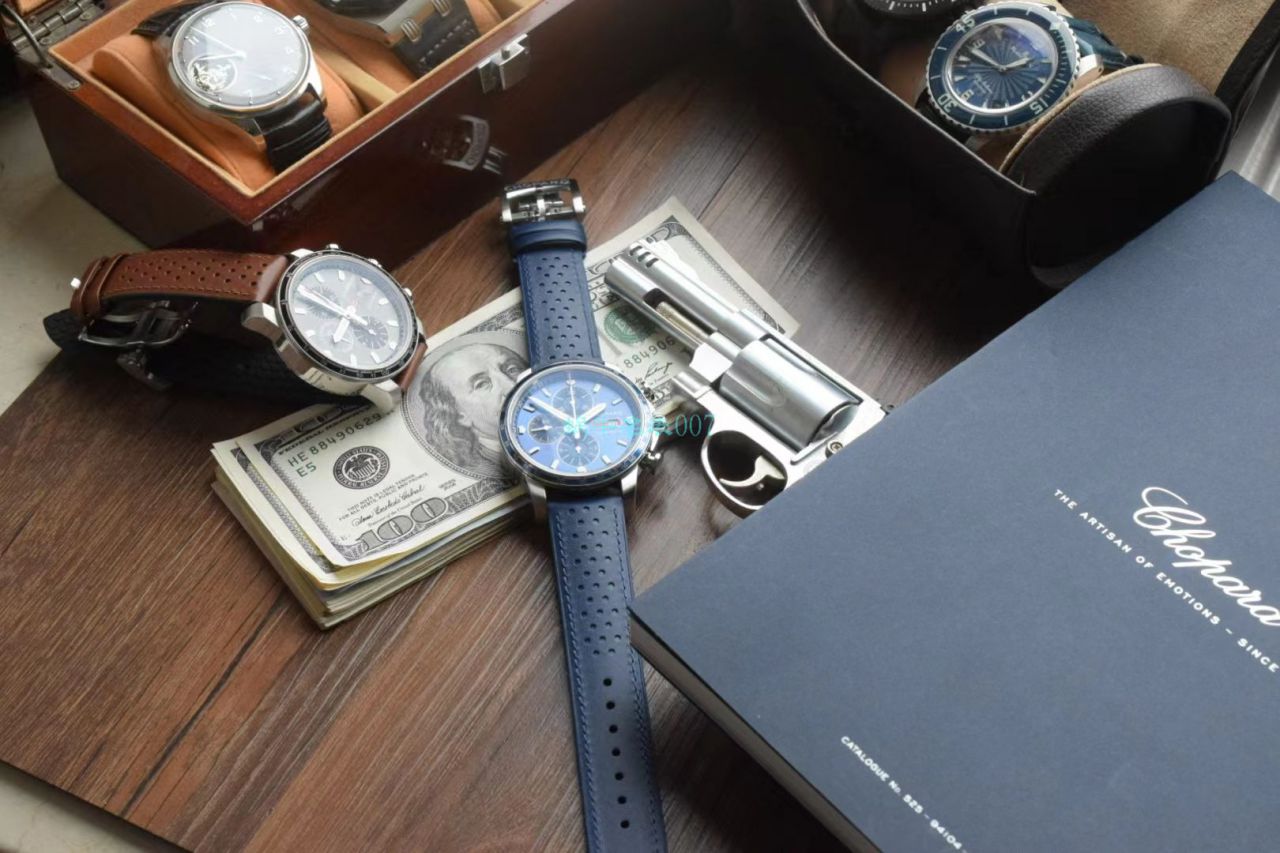 V7 Factory  Chopard MILLE MIGLIA GTS AZZURRO  top  Replica Copy 168571-3007蓝色古董赛车主题 wrist watches  / XB080