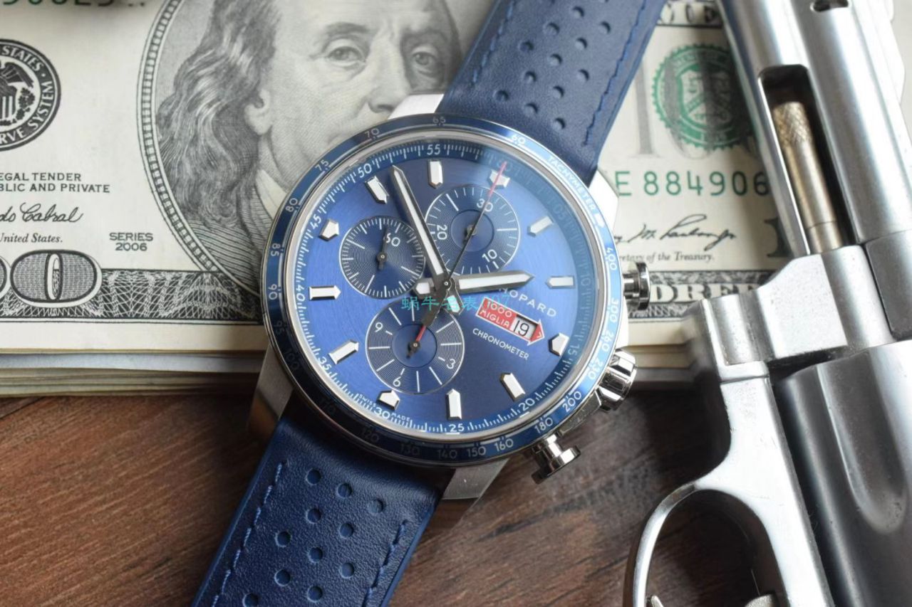 V7 Factory  Chopard MILLE MIGLIA GTS AZZURRO  top  Replica Copy 168571-3007蓝色古董赛车主题 wrist watches  / XB080