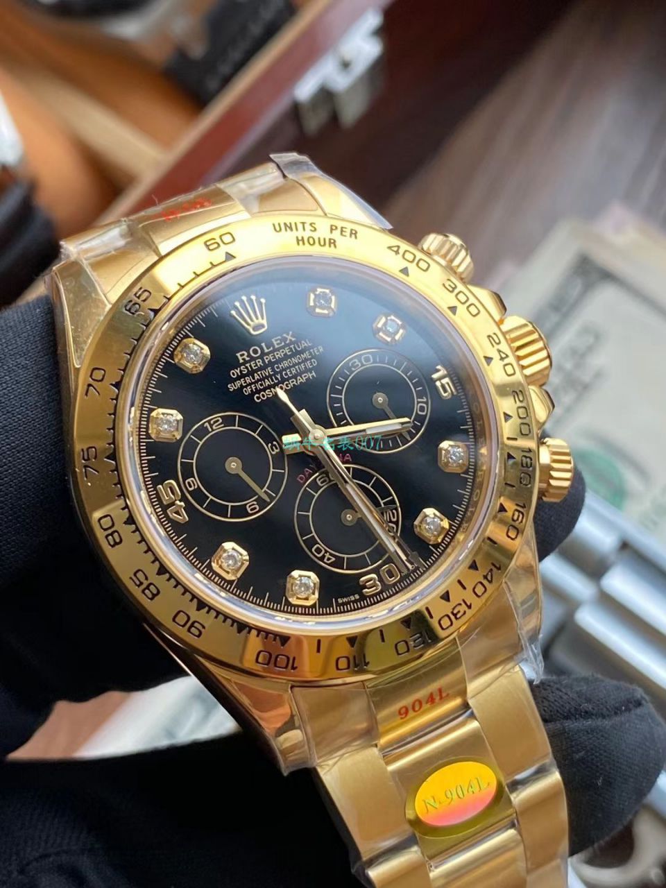  Video analysis N Factory  Rolex 超级4130 Ditongna 间金钻面m116503-0006 top 1比1 Replica Copy  Watches  / R732