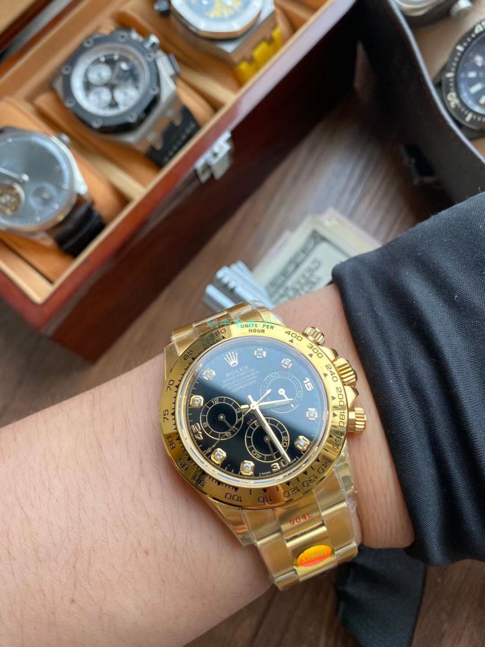  Video analysis N Factory  Rolex 超级4130 Ditongna 间金钻面m116503-0006 top 1比1 Replica Copy  Watches  / R732