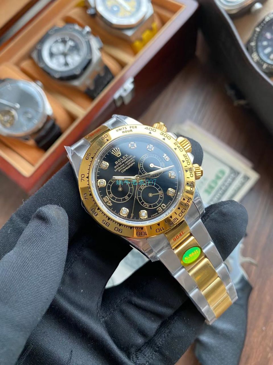  Video analysis N Factory  Rolex 超级4130 Ditongna 间金钻面m116503-0006 top 1比1 Replica Copy  Watches  / R732