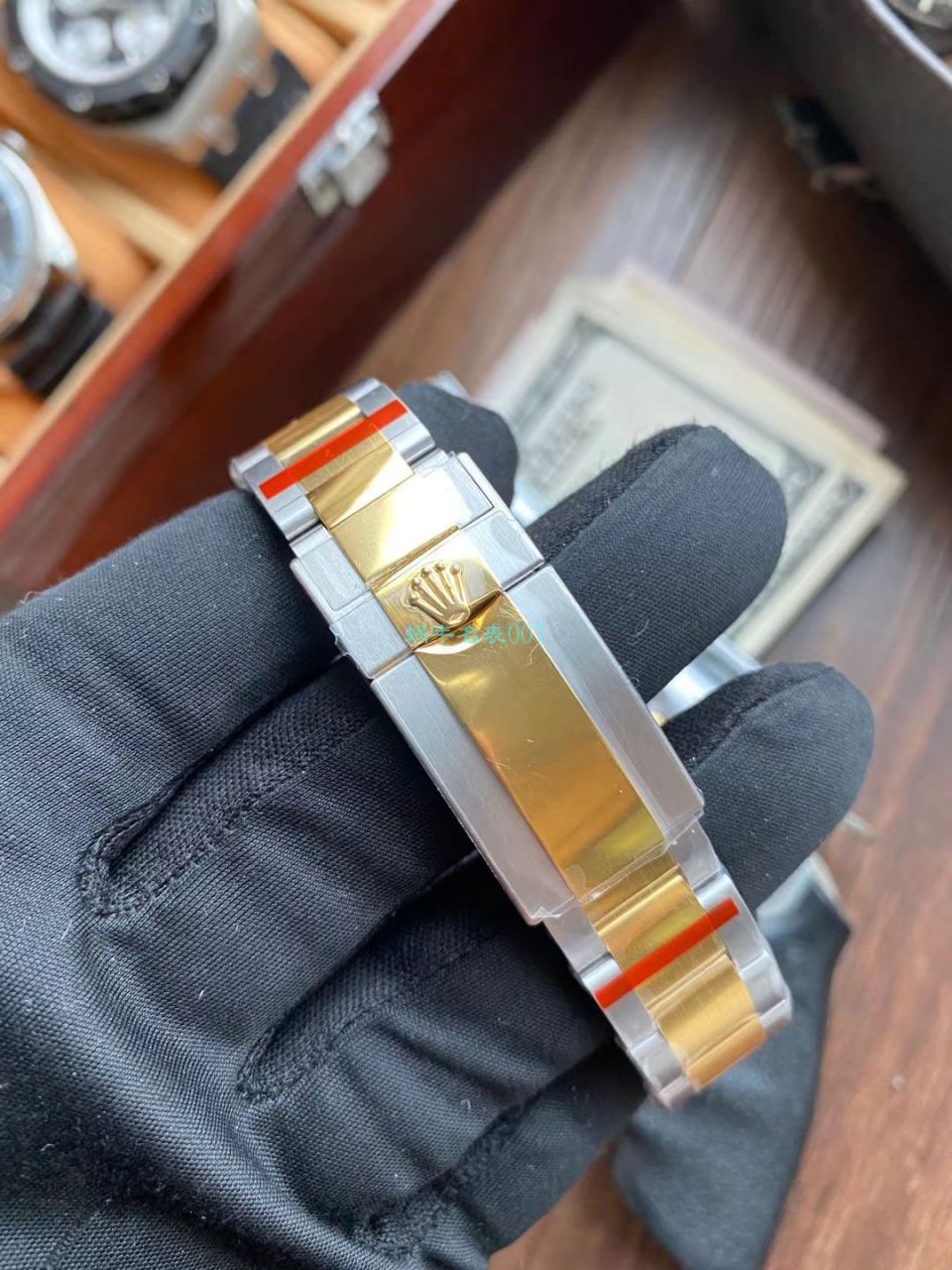  Video analysis N Factory  Rolex 超级4130 Ditongna 间金钻面m116503-0006 top 1比1 Replica Copy  Watches  / R732