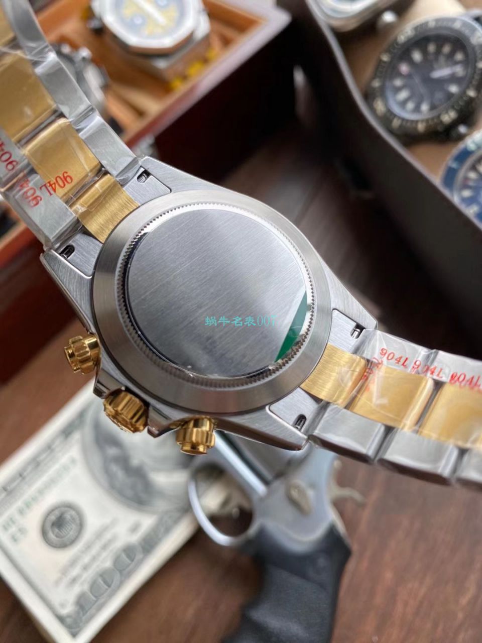  Video analysis N Factory  Rolex 超级4130 Ditongna 间金钻面m116503-0006 top 1比1 Replica Copy  Watches  / R732
