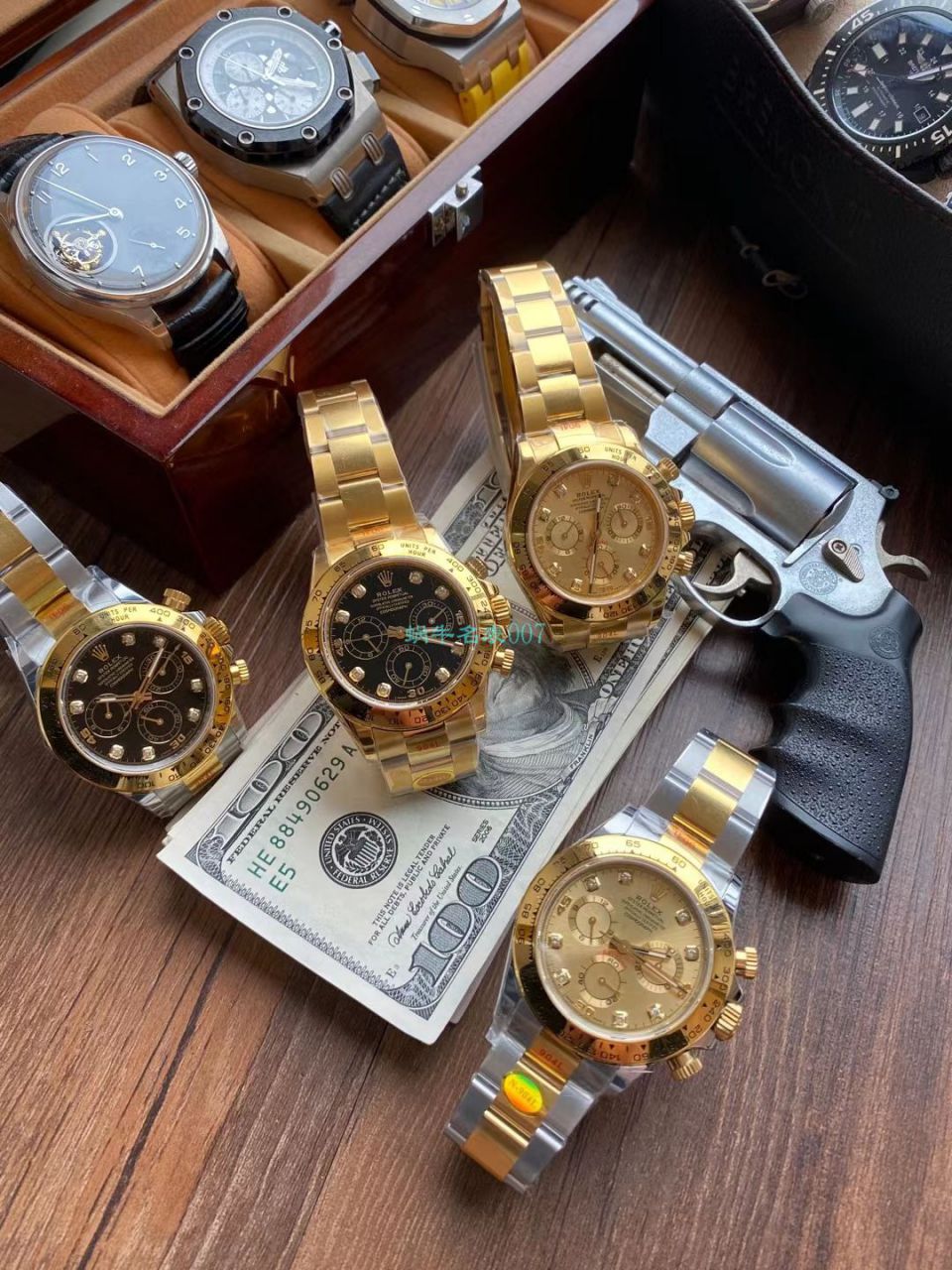  Video analysis N Factory  Rolex 超级4130 Ditongna 间金钻面m116503-0006 top 1比1 Replica Copy  Watches  / R732