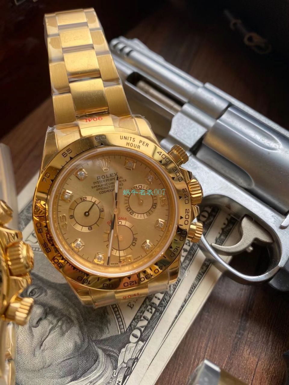  Video analysis N Factory  Rolex 超级4130 Ditongna 间金钻面m116503-0006 top 1比1 Replica Copy  Watches  / R732