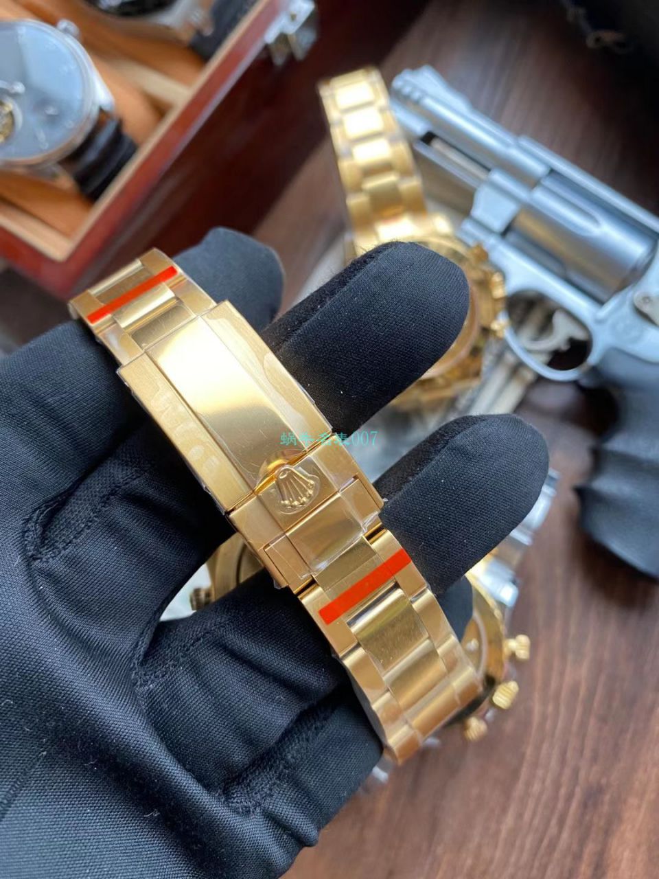  Video analysis N Factory  Rolex 超级4130 Ditongna 间金钻面m116503-0006 top 1比1 Replica Copy  Watches  / R732