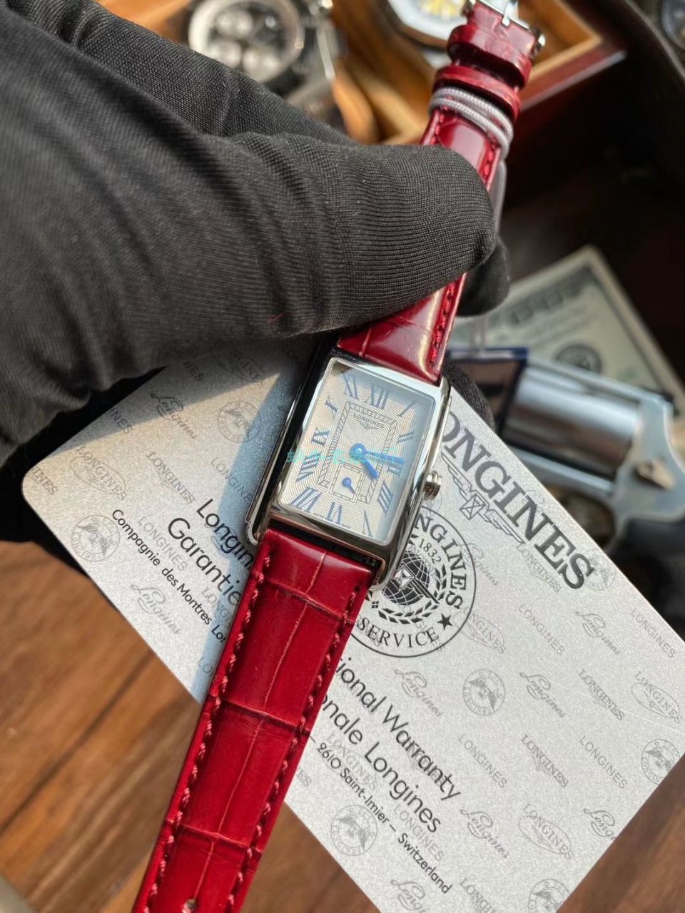 【渠道原单女表林志玲同款】 Longines 优雅DOLCEVITA黛绰维纳系列L5.255.4.71.5 wrist watches  / L121