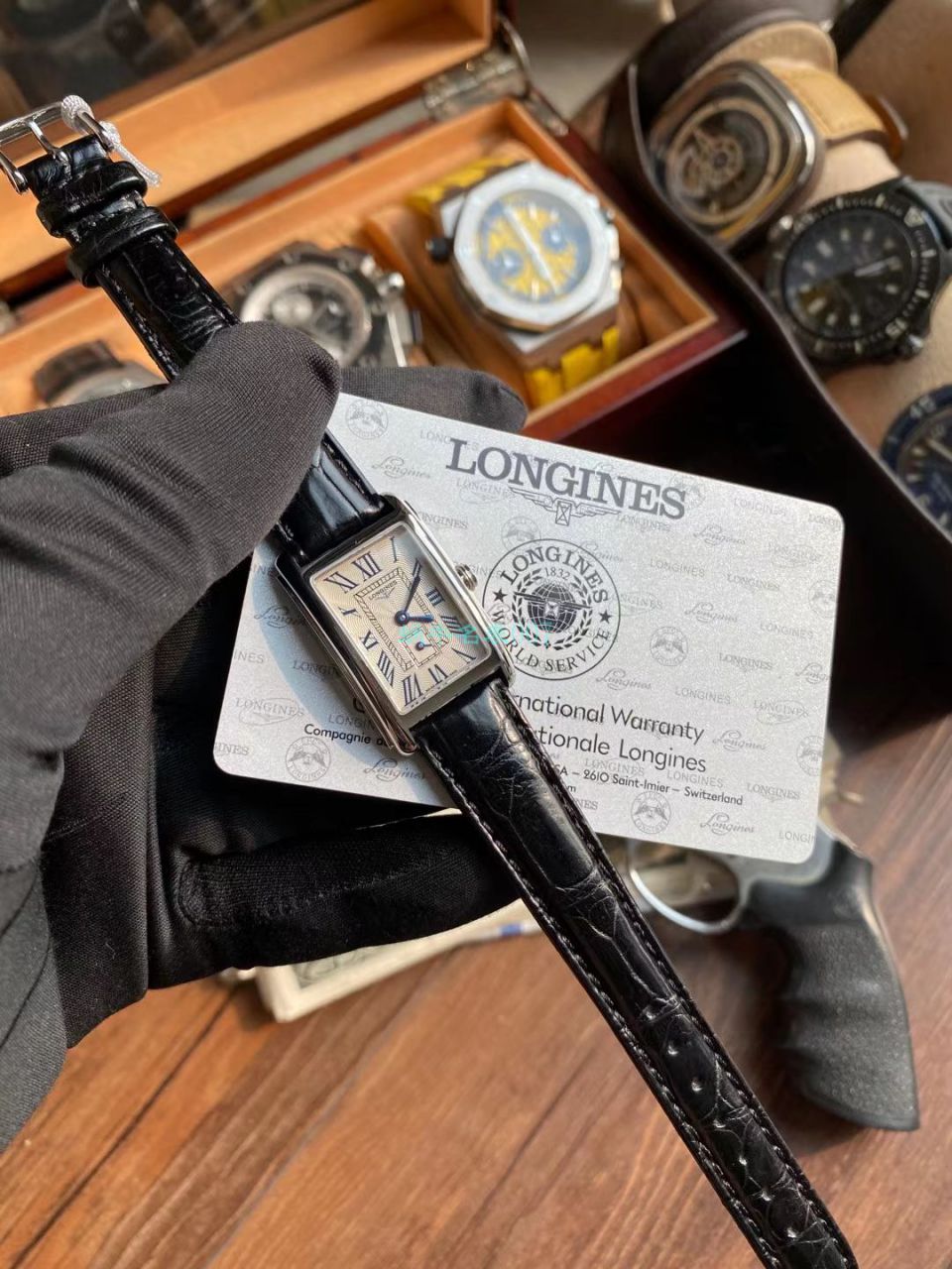 原单林志玲同款 Longines 优雅黛绰维纳女表L5.512.4.71.5 wrist watches  / L176