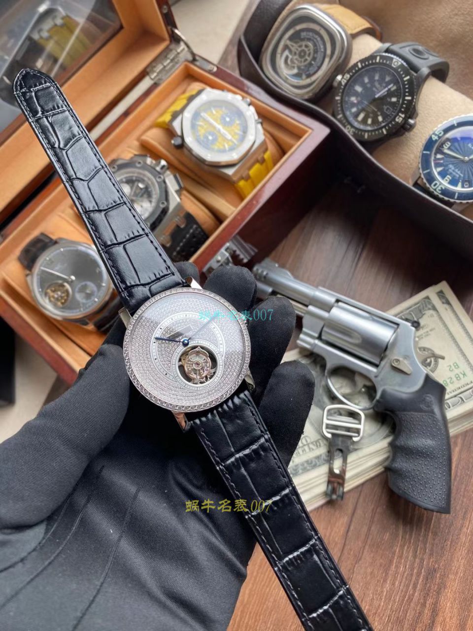 BBR Factory  Cartier  高级制表 Tourbillon 1比1 Replica Watches HPI00592，HPI00593 wrist watches  / K332