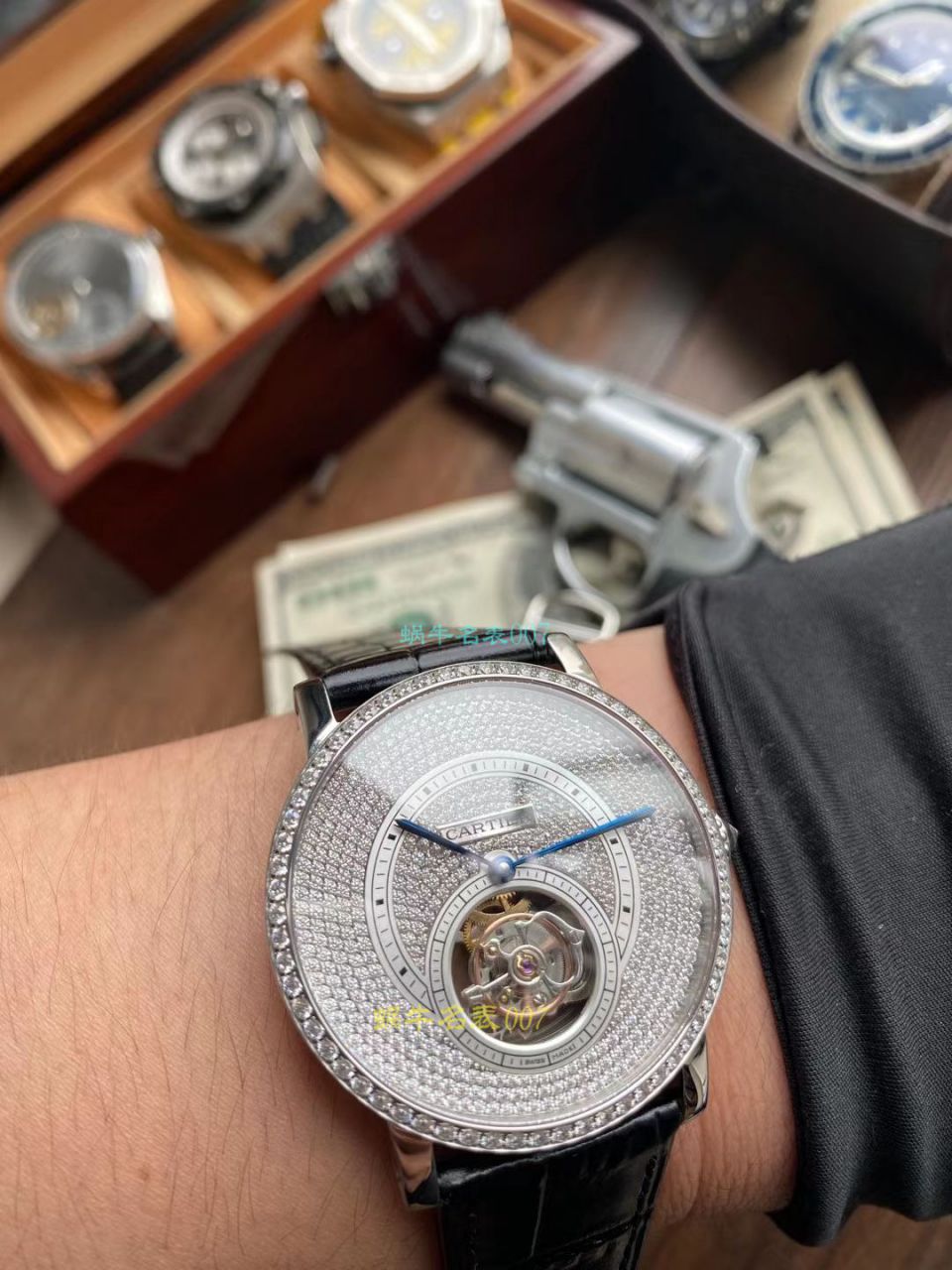 BBR Factory  Cartier  高级制表 Tourbillon 1比1 Replica Watches HPI00592，HPI00593 wrist watches  / K332