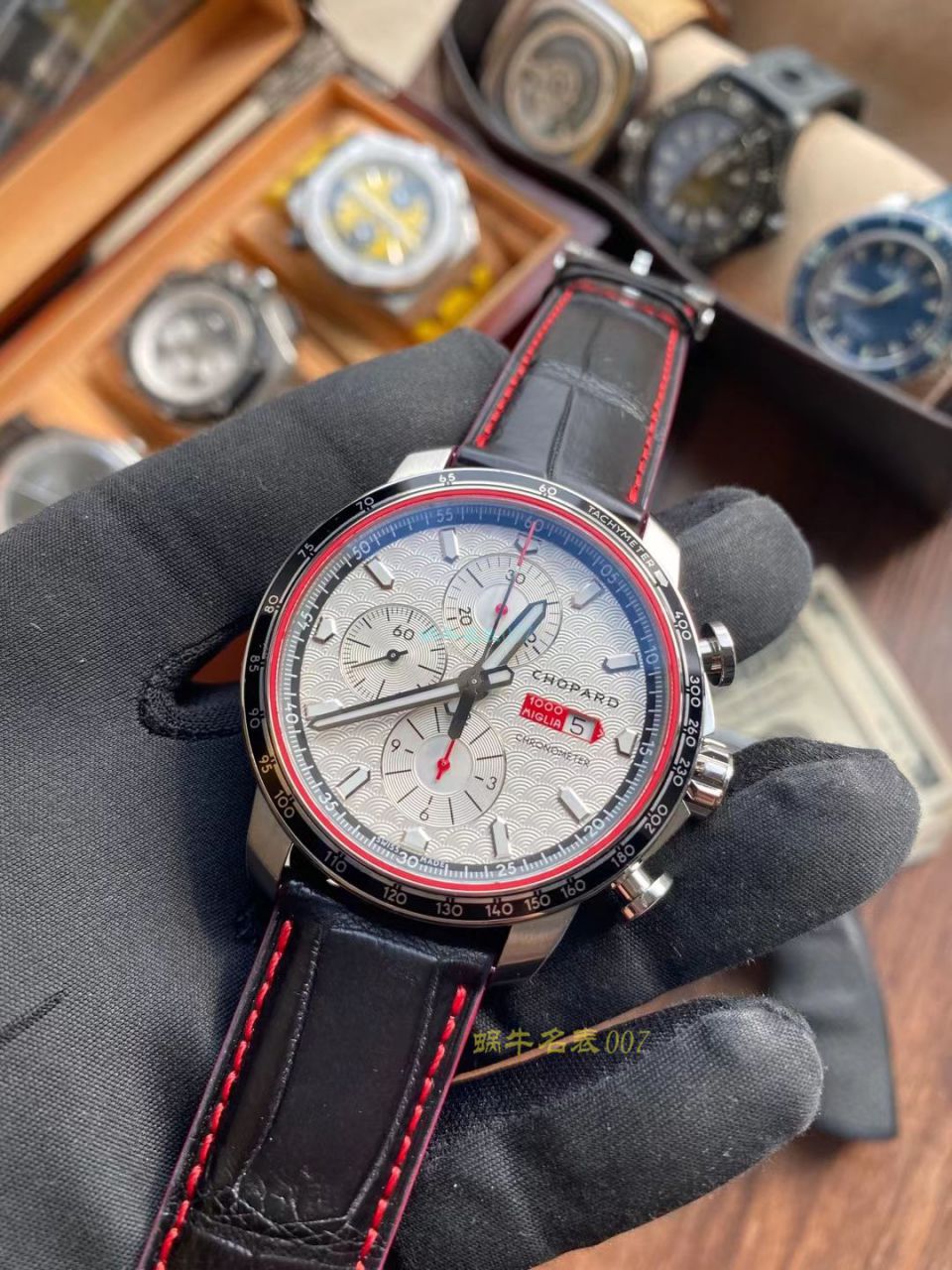 ‍【视频 评测】七星努荐 V7神器 V7 Factory V2版本 Chopard 赛车 Perfect  Replica Copy  Watches  / XB083