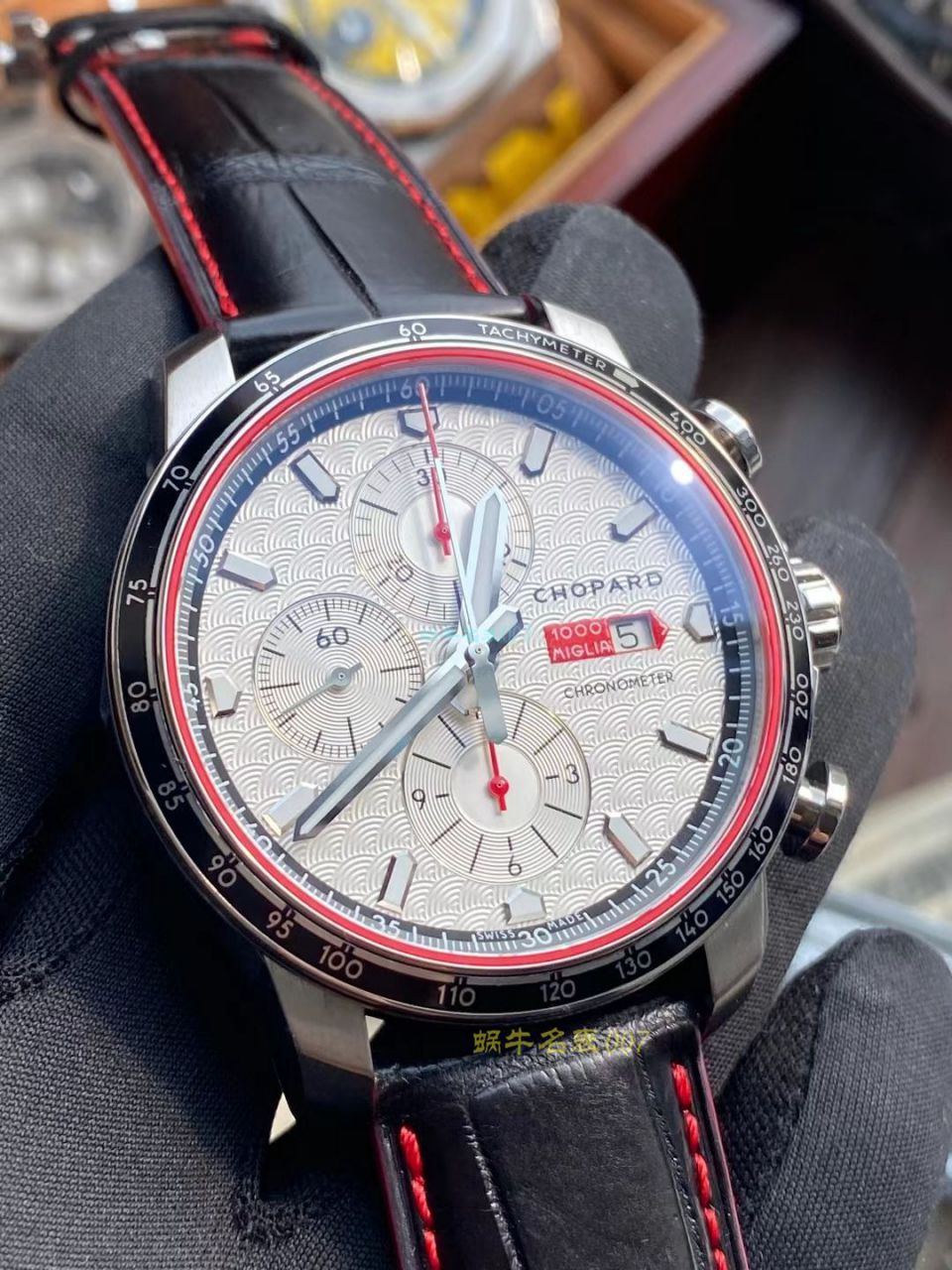 ‍【视频 评测】七星努荐 V7神器 V7 Factory V2版本 Chopard 赛车 Perfect  Replica Copy  Watches  / XB083