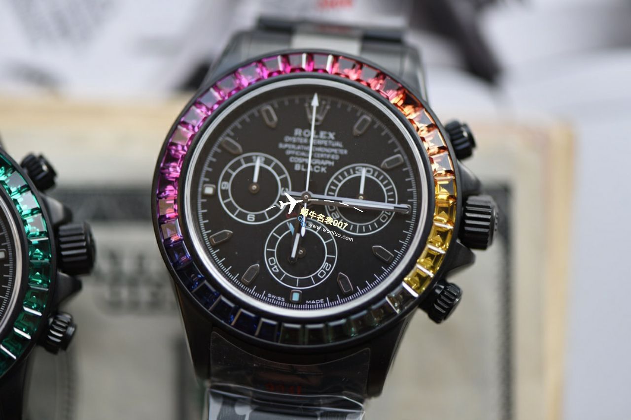 NOOB殿堂级玩物N Factory 4130 Movement  Rolex  Ditongna 改装而成的 top  Replica Copy blaken wrist watches  / R762