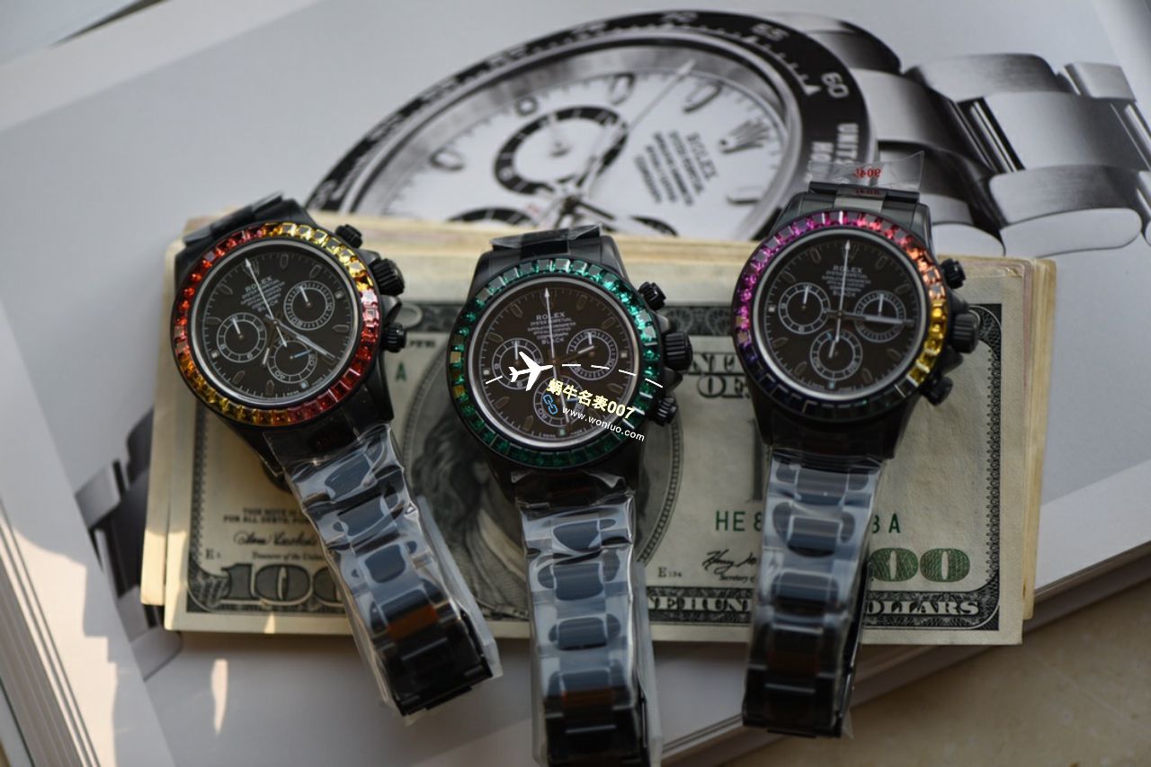 NOOB殿堂级玩物N Factory 4130 Movement  Rolex  Ditongna 改装而成的 top  Replica Copy blaken wrist watches  / R762