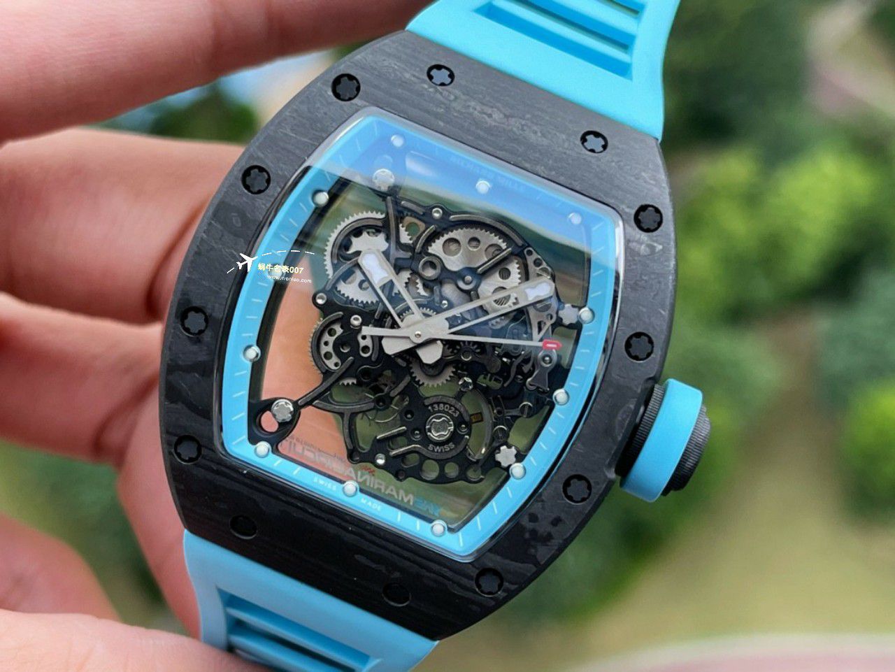 BBR Factory  Perfect  Replica Copy  RICHARD MILLE RM055一体 Movement  Watches /六点位飞轮可转 / BBRRMO55