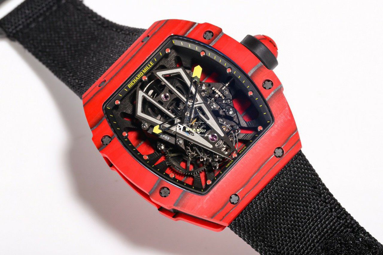 BBR Factory  Perfect  Replica  RICHARD MILLE 西班牙公牛 Replica RM27-03 Tourbillon  Movement NTPT carbon fiber  watchcase  Watches  / BBRRM27-03