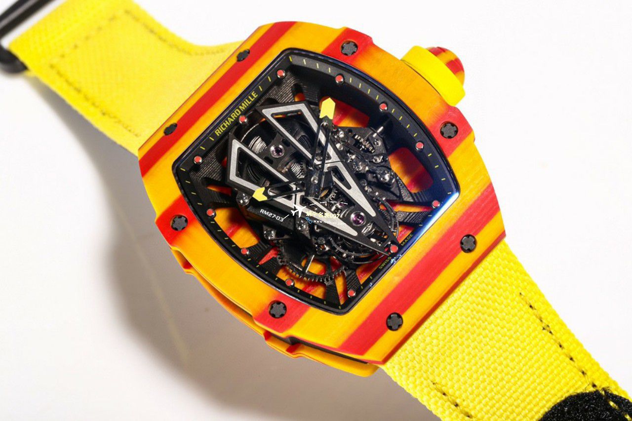 BBR Factory  Perfect  Replica  RICHARD MILLE 西班牙公牛 Replica RM27-03 Tourbillon  Movement NTPT carbon fiber  watchcase  Watches  / BBRRM27-03