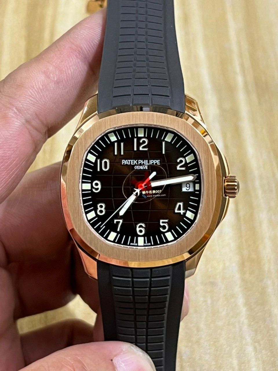 3K Factory  Perfect  Replica Copy  Watches  PATEK PHILIPPE AQUANAUT手雷5167R-001一体 Movement 升级版 wrist watches  / BD371