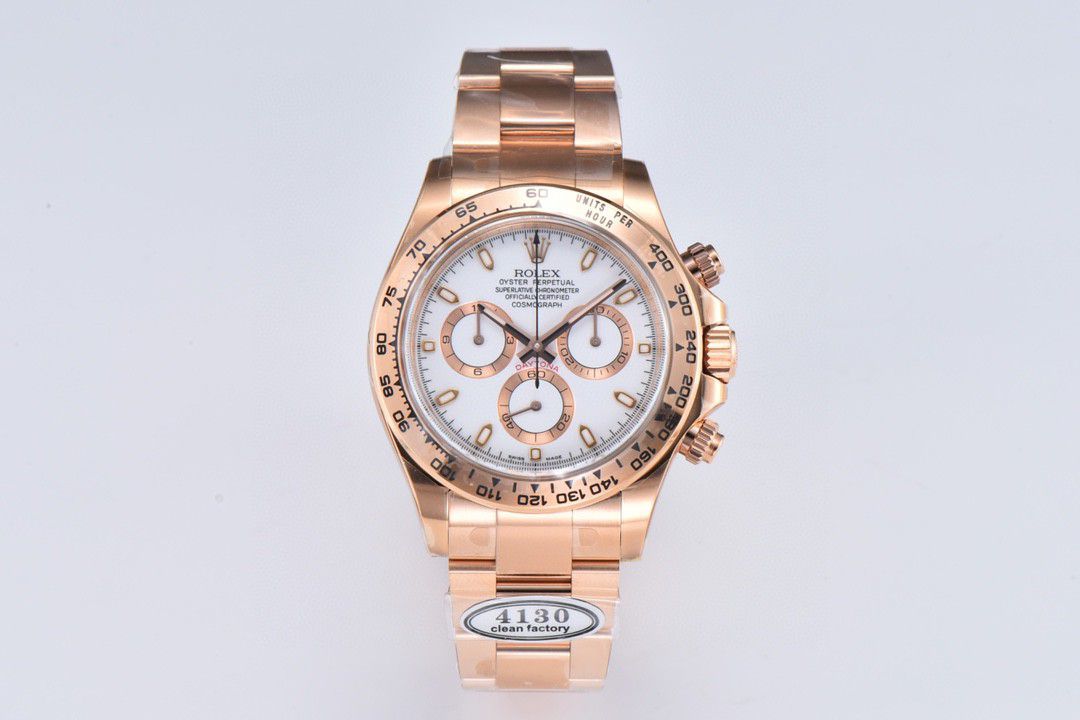  Video analysis clean Factory 4130 Movement  Rolex  Ditongna 熊猫迪m116500ln-0001等 top  Perfect  Replica Watches  / R763