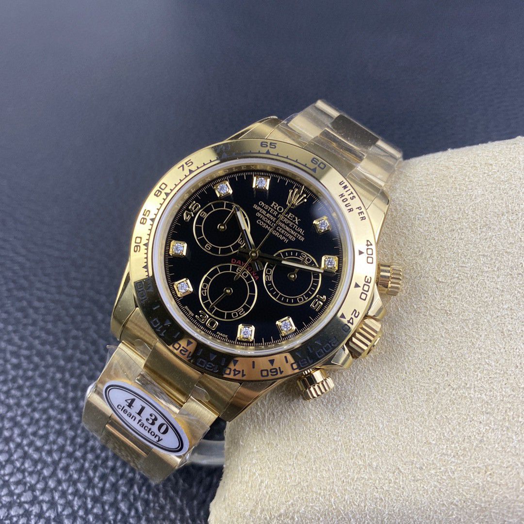  Video analysis clean Factory 4130 Movement  Rolex  Ditongna 熊猫迪m116500ln-0001等 top  Perfect  Replica Watches  / R763