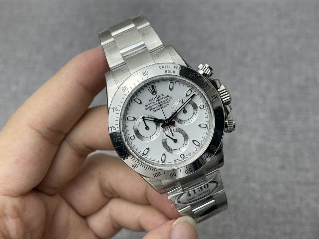  Video analysis clean Factory 4130 Movement  Rolex  Ditongna 熊猫迪m116500ln-0001等 top  Perfect  Replica Watches  / R763