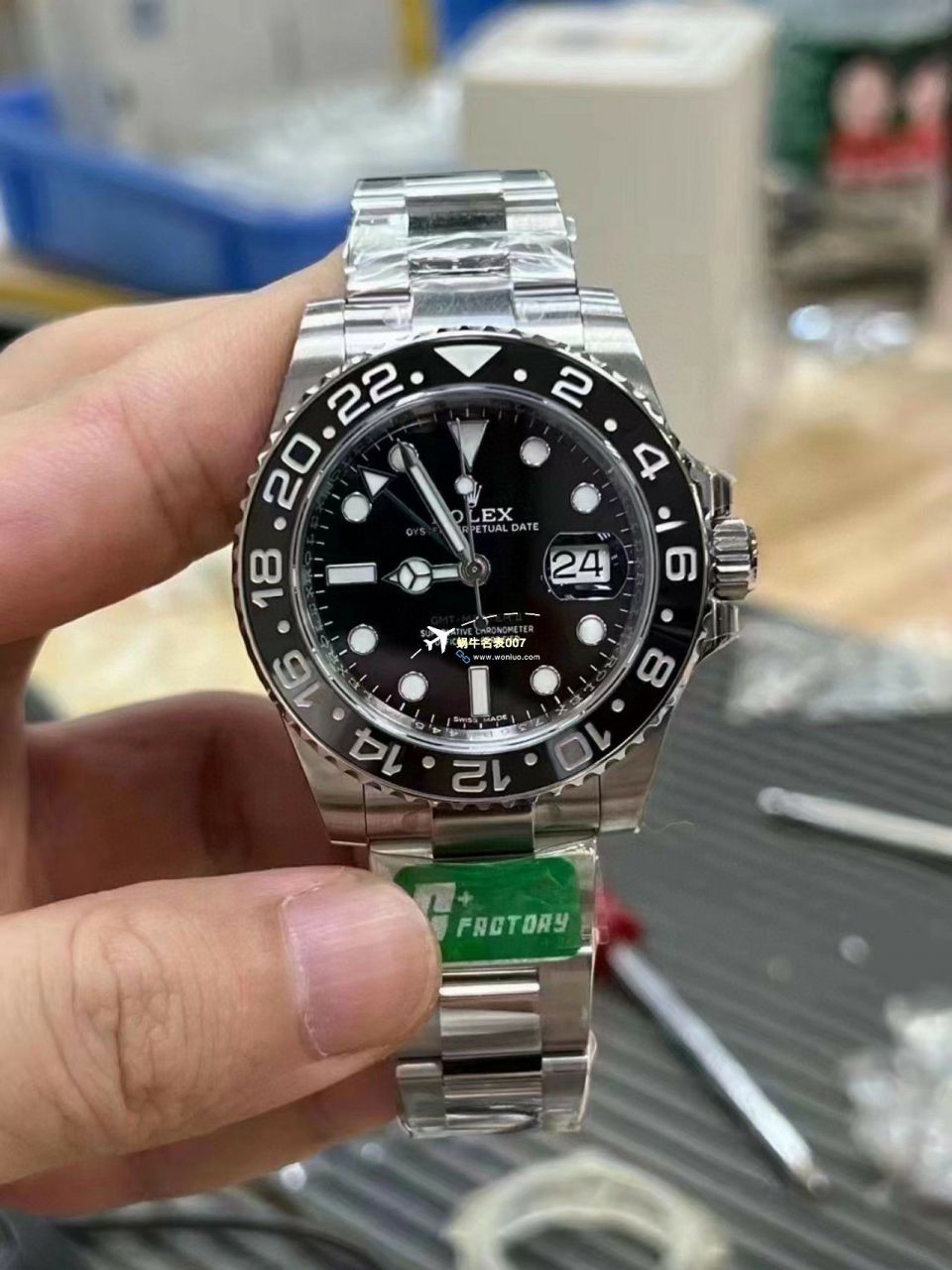 C+ Factory  top 1比1  Replica Watches  Rolex  GMT MASTER II系列m126715chnr-0001，m126711chnr-0002沙士圈大闸蟹，m126710blro-0001可乐圈，m126719blro-0002（陨石面） / R767