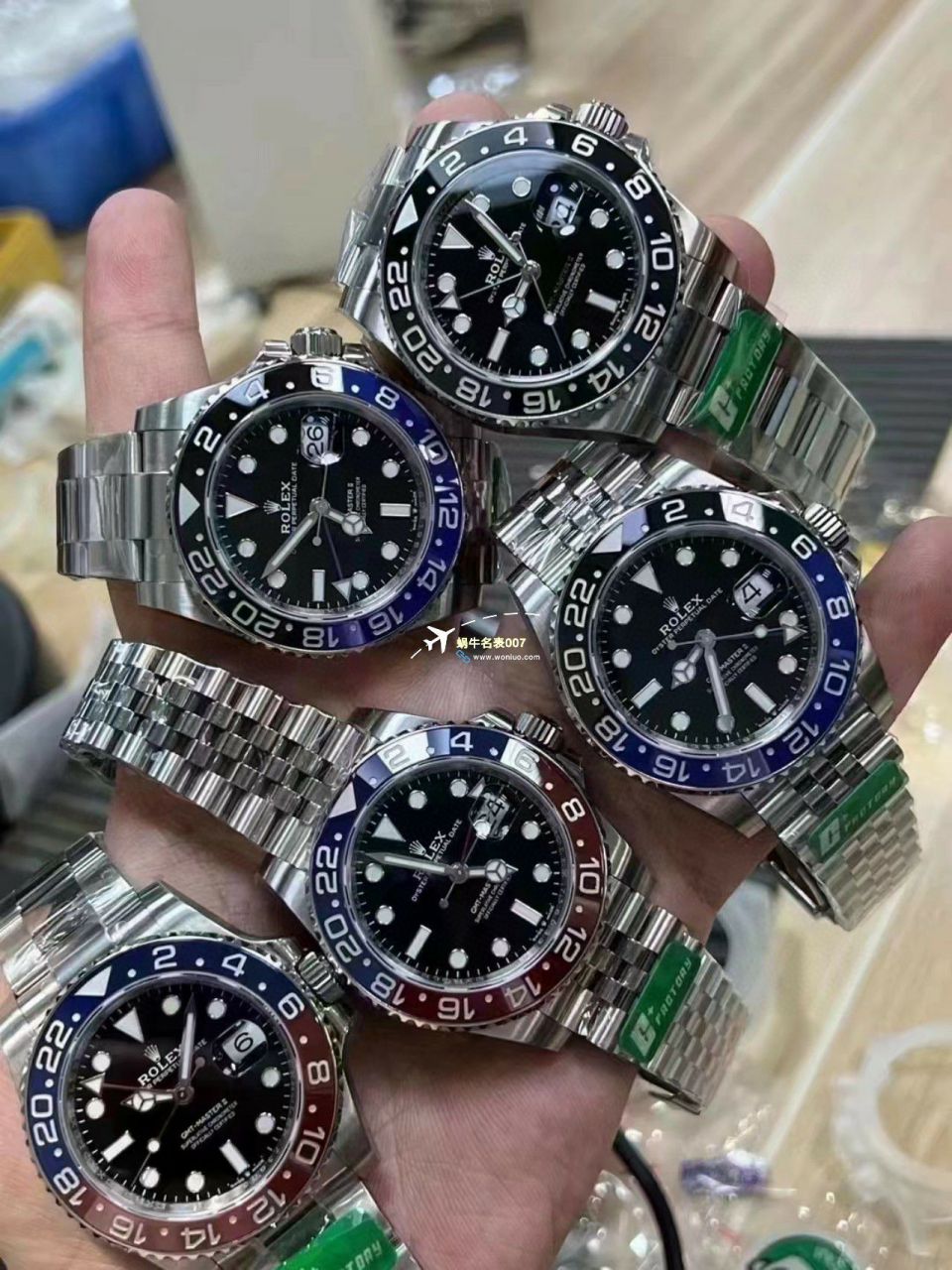 C+ Factory  top 1比1  Replica Watches  Rolex  GMT MASTER II系列m126715chnr-0001，m126711chnr-0002沙士圈大闸蟹，m126710blro-0001可乐圈，m126719blro-0002（陨石面） / R767