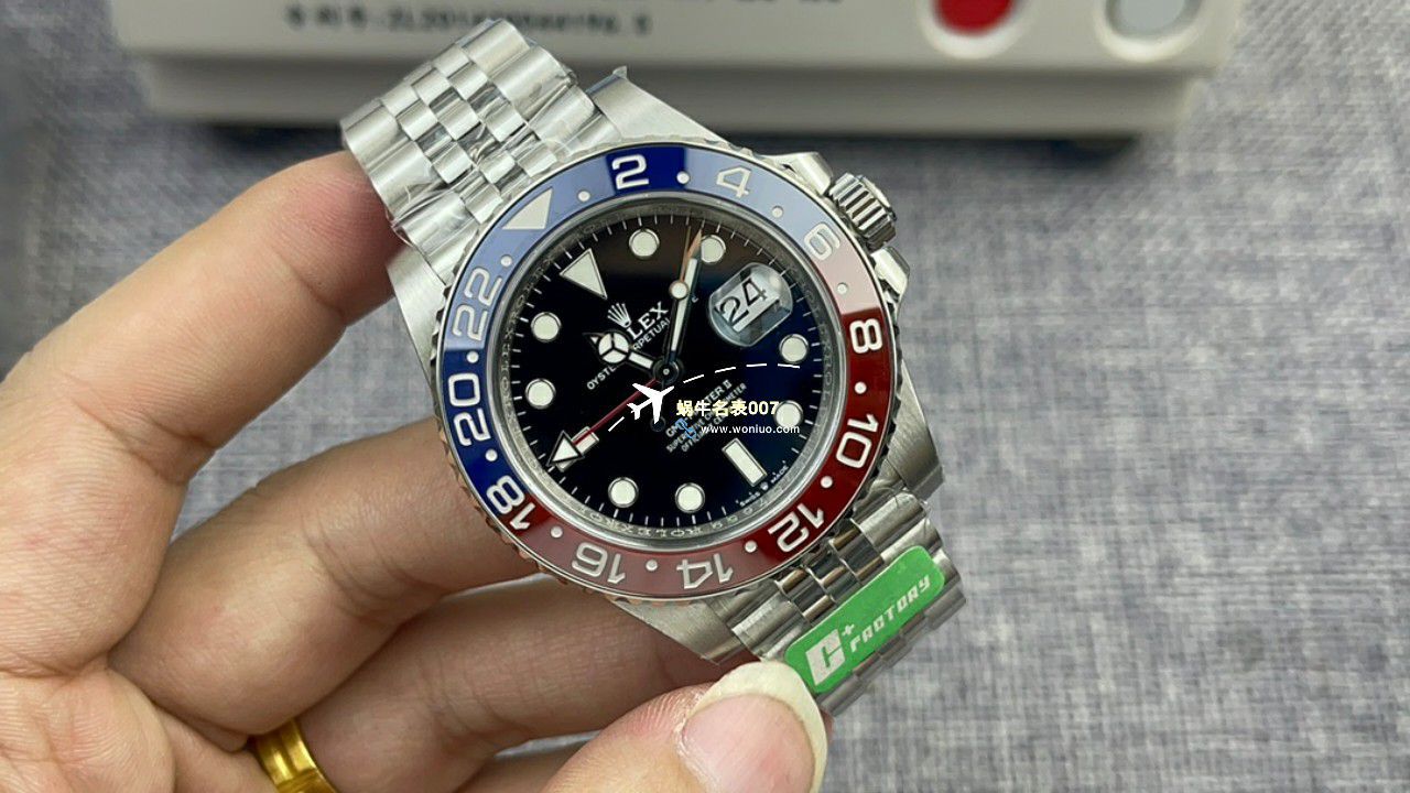 C+ Factory  top 1比1  Replica Watches  Rolex  GMT MASTER II系列m126715chnr-0001，m126711chnr-0002沙士圈大闸蟹，m126710blro-0001可乐圈，m126719blro-0002（陨石面） / R767