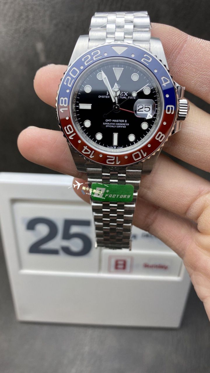 C+ Factory  top 1比1  Replica Watches  Rolex  GMT MASTER II系列m126715chnr-0001，m126711chnr-0002沙士圈大闸蟹，m126710blro-0001可乐圈，m126719blro-0002（陨石面） / R767
