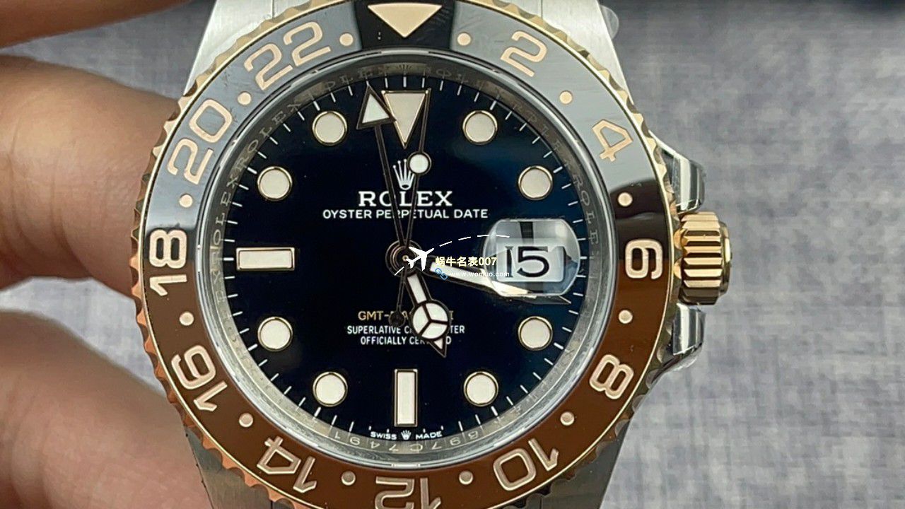 C+ Factory  top 1比1  Replica Watches  Rolex  GMT MASTER II系列m126715chnr-0001，m126711chnr-0002沙士圈大闸蟹，m126710blro-0001可乐圈，m126719blro-0002（陨石面） / R767