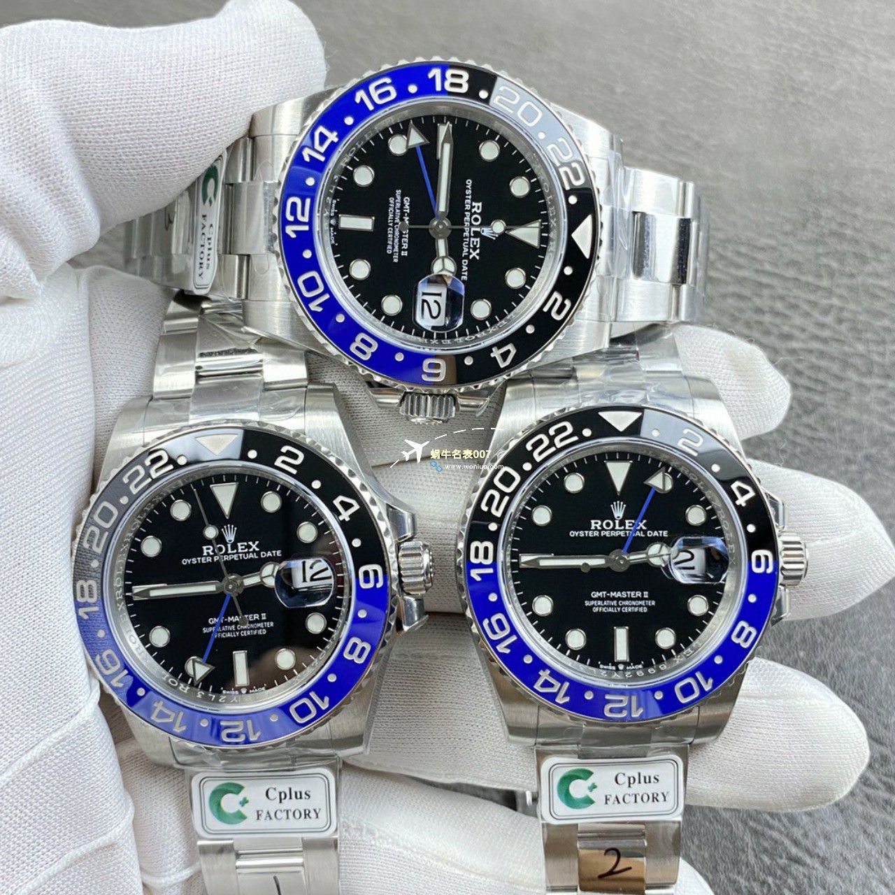C+ Factory  top 1比1  Replica Watches  Rolex  GMT MASTER II系列m126715chnr-0001，m126711chnr-0002沙士圈大闸蟹，m126710blro-0001可乐圈，m126719blro-0002（陨石面） / R767