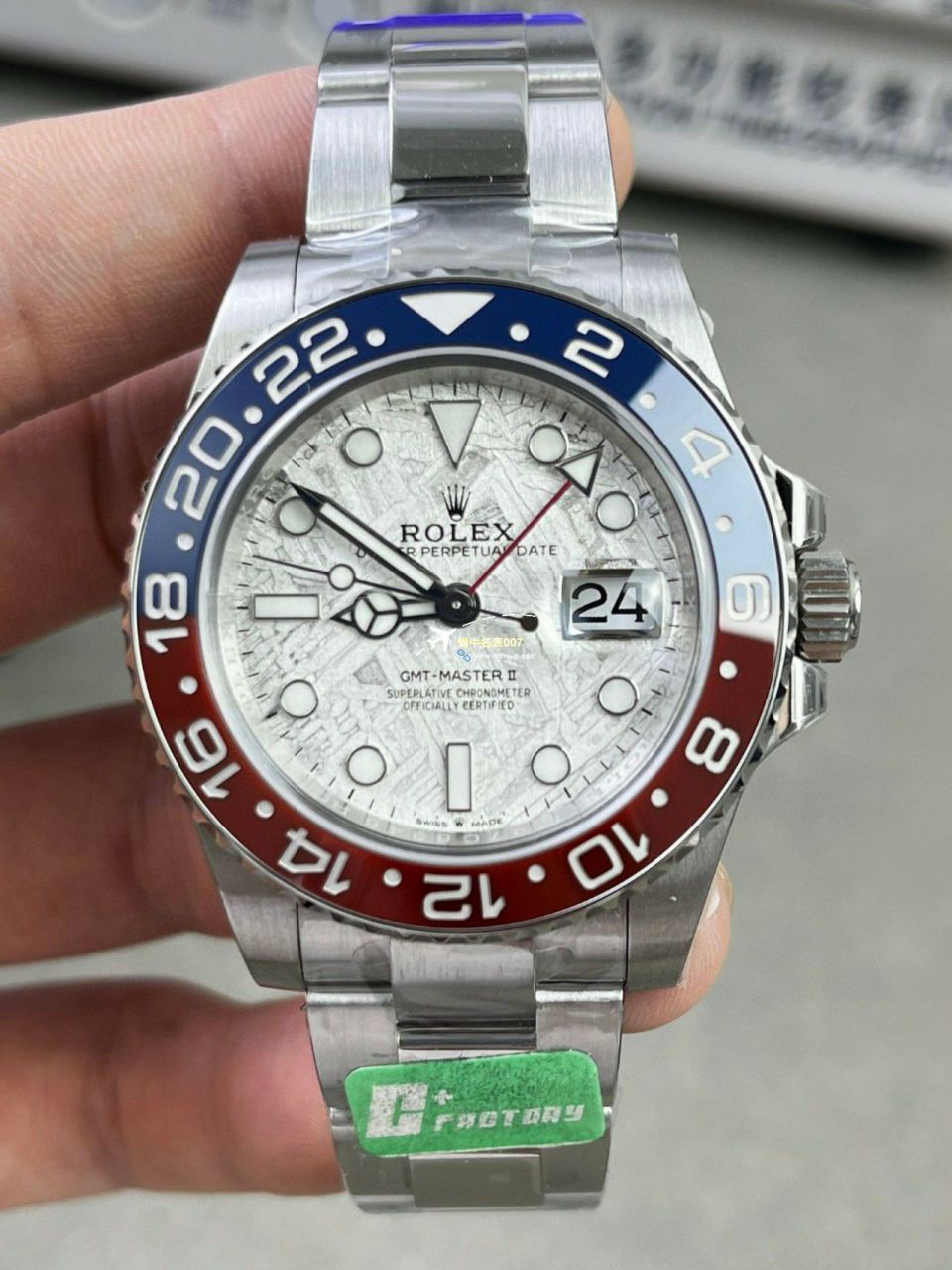 C+ Factory  top 1比1  Replica Watches  Rolex  GMT MASTER II系列m126715chnr-0001，m126711chnr-0002沙士圈大闸蟹，m126710blro-0001可乐圈，m126719blro-0002（陨石面） / R767