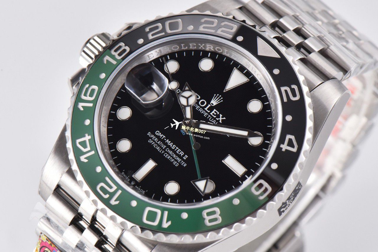 C Factory /clean Perfect  top   Replica Watches  Rolex  GMT MASTER II左撇子雪碧圈m126720vtnr-0002 / R768